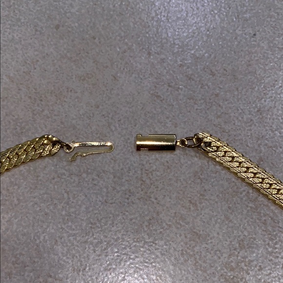 Napier Gold and Cubic Zirconia Necklace - Picture 8 of 9